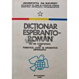 Dictionar esperanto-roman cu un compediu de fonetica, lexic si gramatica esperanto (volumul 1) - 1980 (AR21)