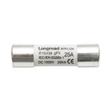 Siguranta fuzibila gPV 25A 1000V DC 10x38 mm pentru sisteme fotovoltaice Longroad