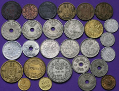 Romania 58 monede cateva argint (v. descriere + poze) foto