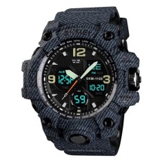 Ceas barbatesc Skmei, Militar, Shock Resistant, Digital, Sport, Army, Dual time, Cronograf