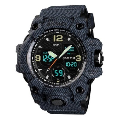 Ceas barbatesc Skmei, Militar, Shock Resistant, Digital, Sport, Army, Dual time, Cronograf foto