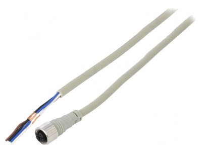 Cablu de conectare M12 4 PIN 3m Negru foto