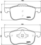 BREMBO P 86 016 PRIME LINE set placute frana,frana disc