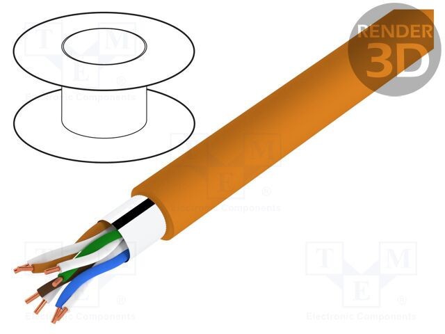 Cablu ETHERLINE LAN 200 F/UTP 4x2x24AWG 5e LSZH LAPP