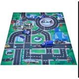 Covoras de joaca pentru copii cu politie 80x70 cm, PST