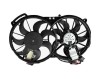 GMV radiator electroventilator Audi A6/A6 Allroad (C6), 2004-2012, motor 4.2 V6/4.2 V8, benzina, 400/400 W; 398/388; (4 +4) pini
