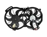GMV radiator electroventilator Audi A6/A6 Allroad (C6), 2004-2012, motor 4.2 V6/4.2 V8, benzina, 400/400 W; 398/388; (4 +4) pini