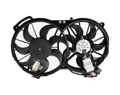 GMV radiator electroventilator Audi A6/A6 Allroad (C6), 2004-2012, motor 4.2 V6/4.2 V8, benzina, 400/400 W; 398/388; (4 +4) pini foto