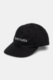 Drivemebikini șapcă de baseball din bumbac Tutto Passa culoarea negru, cu imprimeu
