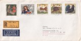 FILATELIE TEMATICA - PLIC AUSTRIA TEMATICA PASARI RELIGIE AIRMAIL