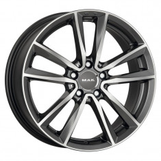 Jante MERCEDES CLA AMG 8J x 19 Inch 5X112 et48 - Mak Bremen Gun Met-mirror Face - pret / buc foto