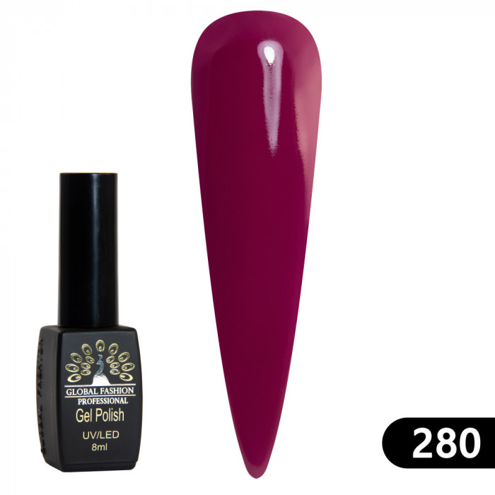 Oja semipermanenta BLACK ELITE, Global Fashion 8 ml, 280