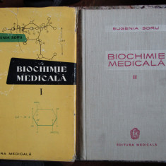 BIOCHIMIE MEDICALA de EUGENIA SORU , VOLUMEL I - II , 1959 - 1963