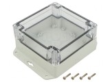 Carcasă Universală ABS Gri Deschis 105x105x60mm, KRADEX