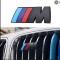 set logo M Power fata spate metal auto grila pt BMW negru sau argintiu