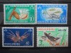 NOILE HEBRIDE 1965 SERIE FAUNA MH, Nestampilat