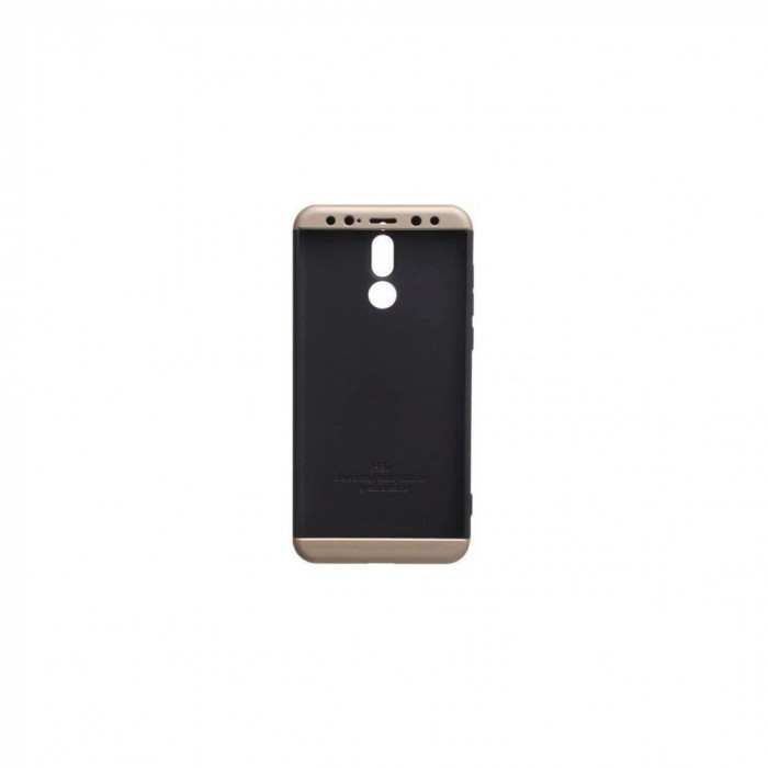 Husa Iberry 3in1 Fit Neagra cu Auriu Pentru Huawei Mate 10 Lite