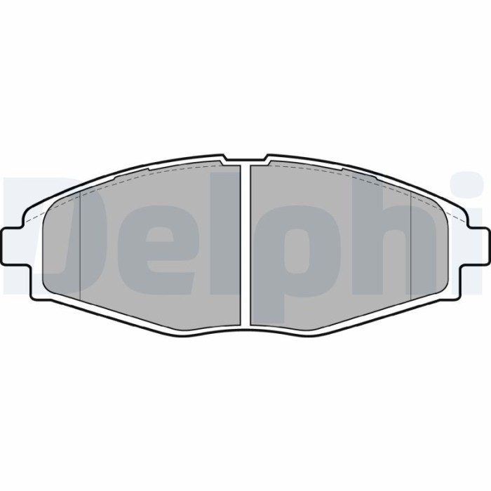 DELPHI LP1390 set placute frana,frana disc