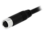 Conector M8 1m Mamă PIN 4 Drept Cu Cablu