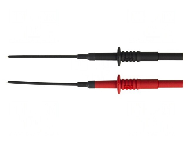 Set Sonde de Măsură 4mm Negru/Roșu 1A