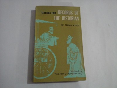 RECORDS OF THE HISTORIAN - SZUMA CHIEN foto