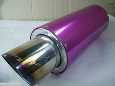 Toba sport carub violet cu silencer-sunet infundat foto