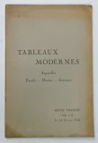TABLEAUX MODERNES , AQUARELLES , PASTELS , DESSINS , GRAVURES , CATALOG DE LICITATIE , HOTEL DROUOT , 1936