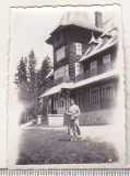 Bnk foto Poiana Iţcani &ndash; Castelul regal de v&acirc;nătoare, Alb-Negru, Romania 1900 - 1950, Cladiri