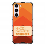 Husa Personalizata Samsung Galaxy S23 Silicon si Policarbonat Antisoc SolidHexa
