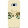Husa silicon pentru Samsung S8, Retro Bicycle Illustration