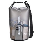 Cumpara ieftin Sac impermeabil si husa impermeabila pentru telefon Ocean Pack, 10L, negru - OUTLET