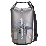 Sac impermeabil si husa impermeabila pentru telefon Ocean Pack, 10L, negru - OUTLET