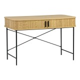 Cumpara ieftin Birou Scandi, Pako World, MDF/Metal, Natural, 120x60x76 cm