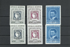 TSV* - SERIE REPUBLICA ARGENTINA 1956 MICHEL 639-641 MNH/** LUX foto