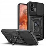 Husa pentru Motorola Moto G04 / Moto G04s / Moto G24 / Moto E14 - Techsuit CamShield Series - Black