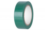 Bandă E130GRN, verde, izolatoare, adezivă, 19 mm, L-10 m, PVC, Strend Pro