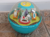 Jucarie vintage 1972 Fisher Price Toys Roly Poly Chime Ball