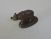 Rinocer miniatura bronz cca 1900