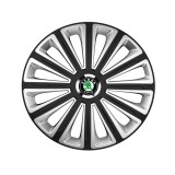 Cumpara ieftin Trend Set 4 capace roti Trend R14 pentru gama auto Skoda Trend Silver-Black