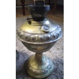 Lampa pe gas din tablă cu strat de alama abutisata interbelic