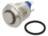 Comutator Anti-Vandalism ONPOW GQ12-AH-10E/J/Y/24V SPST-NO 2A 36V IP65 Galben