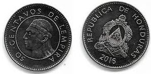 Honduras 2016 - 50 centavos UNC foto