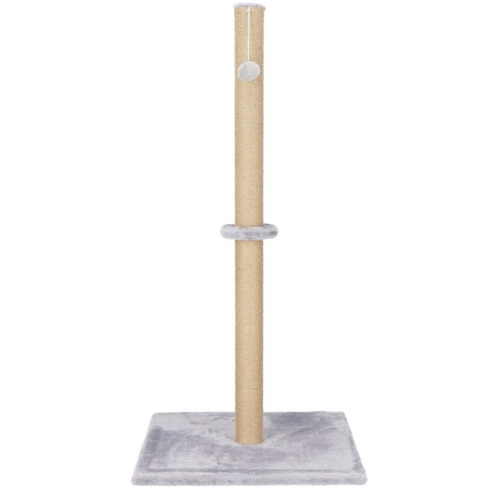 Ansamblu de joaca pentru pisici, cu loc pentru zgariat si sfoara, 103cm, gri Household NewTrend