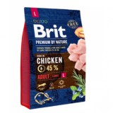 Brit Adult Large, hrana uscata pentru caini, Pui, 3 kg