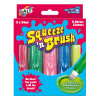 Squeeze&#039;n Brush - 5 culori cu sclipici, Galt