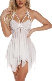 Cumpara ieftin Costum de noapte sexy pentru femei Aranmei Babydoll, alb, S - OUTLET