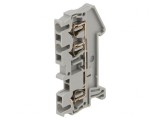 Conector de &Icirc;mbinare Șine 3 Borne Gri 0,08-2,5mm&sup2;