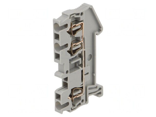Conector de &Icirc;mbinare Șine 3 Borne Gri 0,08-2,5mm&sup2;