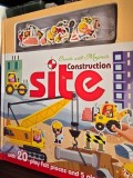 Create with magnets. Construction site (Creeaza cu magneti. Santier de constructii - carte in limba engleza)