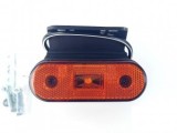 Lampa Gabarit Laterala LED 24V Aspock, Suport Inclus, Omologare E20, Universala, 119x46mm, Galbena